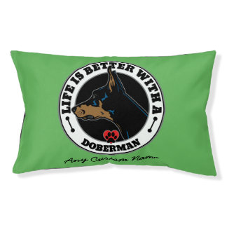 Personalized Life Is Better With A Doberman Dog Bed