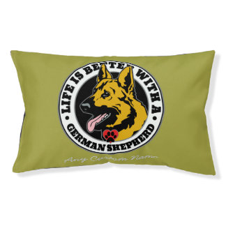 Personalized Life Is Better With A German Shepherd Dog Bed