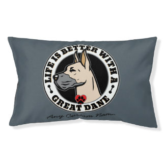 Personalized Life Is Better With A Great Dane Dog Bed