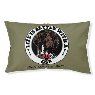 Personalized Life Is Better With A GSP Dog Bed