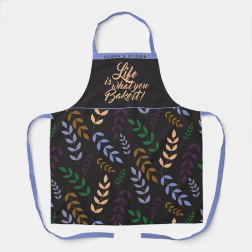 Personalized Life is what you Bake it Wheat Apron