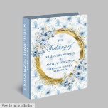 Personalized Light Blue Watercolor Wedding Album 3 Ring Binder<br><div class="desc">✅ For matching items search 192W in my collections ✅ Capture every special memory of your big day with our Wedding Ring Binder and Album Collection, featuring elegant dusty blue and pastel blue watercolor flowers accented by shimmering gold glitter ovals. Perfect for a modern, boho, or romantic wedding theme, these...</div>