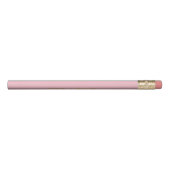 Personalized Light Pink And Gold Pencil (Rotated 270)