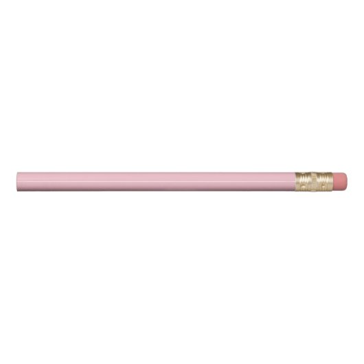 Personalized Light Pink And Gold Pencil (Back)