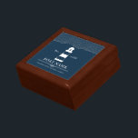 Personalized lighthouse Boat Name Nautical  Gift Box<br><div class="desc">Nautical Personalized lighthouse Boat Name design. Matching products can be found in Nautical Boat lighthouse collection. If you have any questions feel free to contact me.</div>