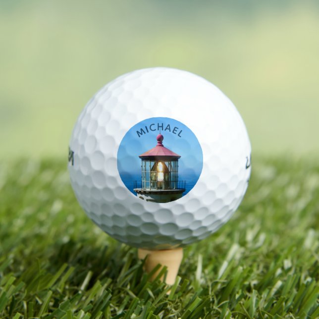 Personalized Lighthouse Golf Balls (Insitu Tee)