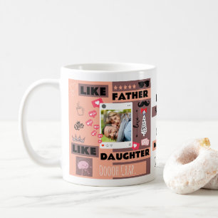 Personalized "Like Father Like Daughter, Oh Crap" Coffee Mug