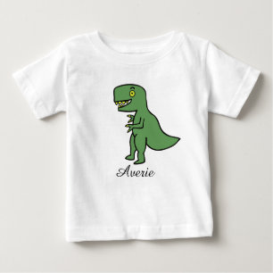 Personalized Li'l T-Rex Baby T-Shirt