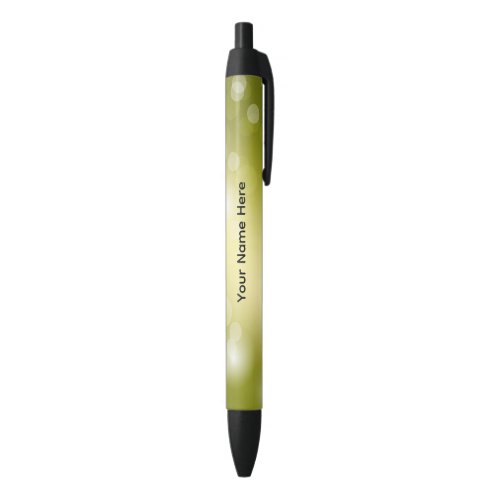 Personalized Lime Green Ink Pens