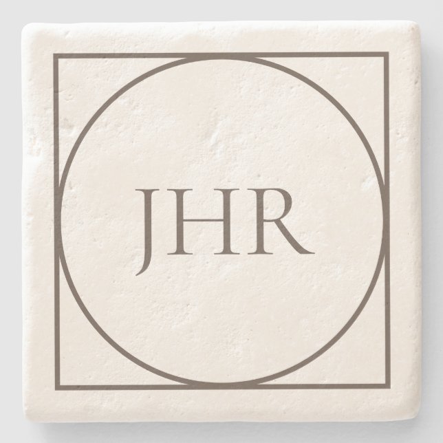 Personalized limestone coasters (Front)