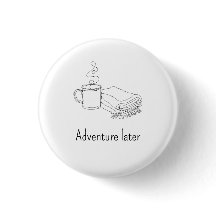 Personalized Line Art Camp Mug Button