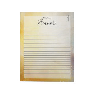 Personalized Lined   Notepad