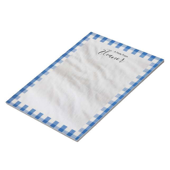 Personalized Lined   Notepad (Angled)