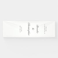 Personalized Linen Welcome Sign – Custom Fabric