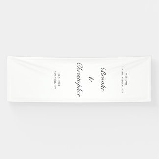 Personalized Linen Welcome Sign – Custom Fabric