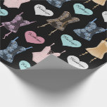 Personalized Lingerie Multi-Occasion Wrapping Paper<br><div class="desc">Add an extra special touch to your gift giving with personalized gift wrap.  Beautiful lingerie & hearts with easy personalization.</div>