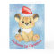 Personalized Lion 1st Christmas Baby Boy Blue