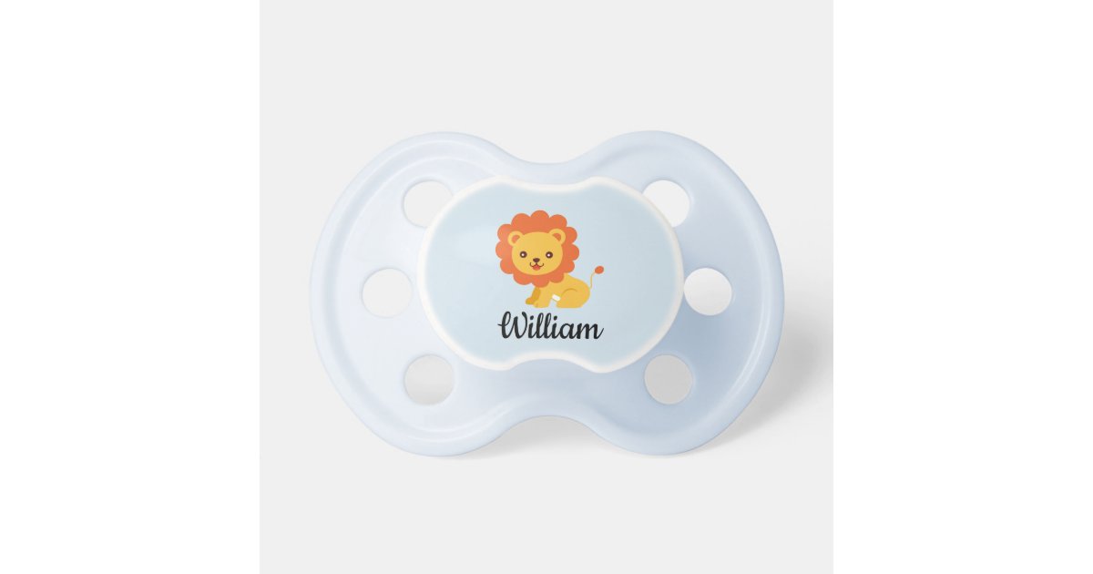 Personalized Lion Baby pacifier
