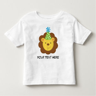 Personalized Lion Birthday T Shirt For Boys
