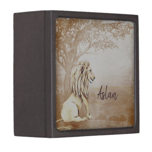 Personalized Lion King Desk Organizer Gift Box