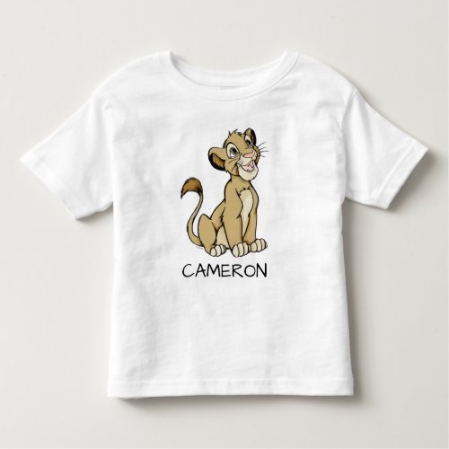 Personalized Lion King Simba Toddler T_shirt
