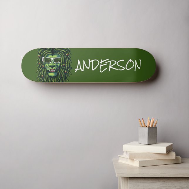 Personalized   Lion King Skateboard (Wall Art (Horz))