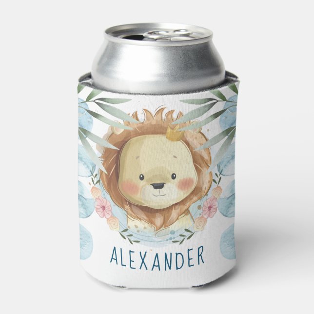 Personalized Lion Party Can Cooler (Can Front)
