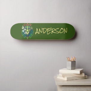 Personalized LION WEED KING Skateboard
