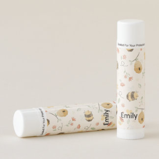 Personalized Lip Balm – Custom Floral Design