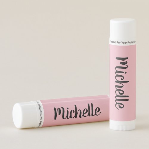 Personalized lip balm sticks with custom flavors