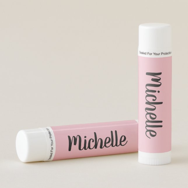 Personalized lip balm sticks with custom flavors (Front)