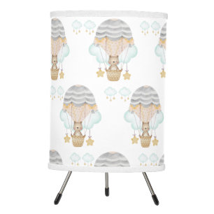 Personalized Little Bear Hot Air Balloon Tripod Lamp