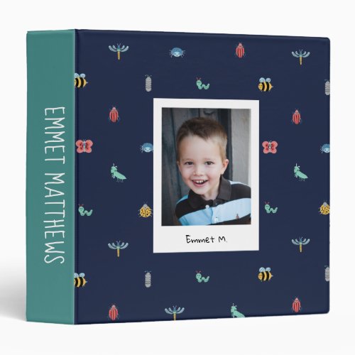 Personalized Little Crawlers 3 Ring Binder