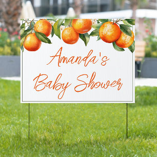 Personalized Little Cutie Baby Shower Sign