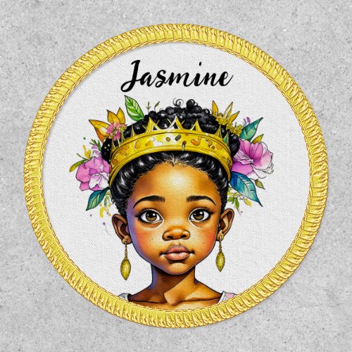 Personalized Little Girl Princess of Color Patch