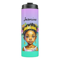 Personalized Little Girl Princess of Color
