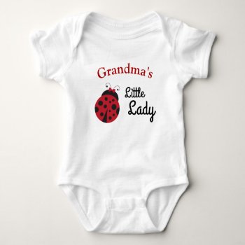 Personalized Little Lady Ladybug Baby Bodysuit by DearHenryDesign at Zazzle