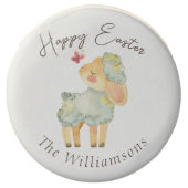Personalized Little Lamb Easter Egg Hunt Chocolate Covered Oreo (Front)