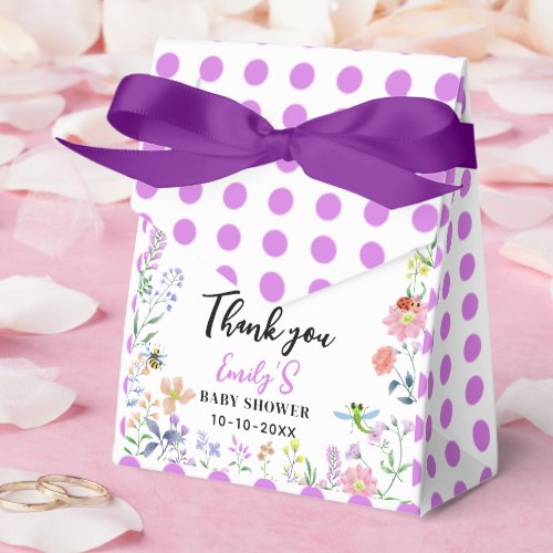 Personalized Little Love Bug Baby Shower Favor Boxes