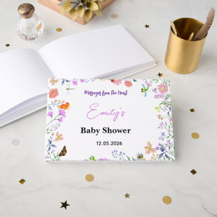 Personalized Little Love Bug Baby Shower Guest Book