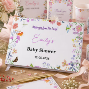 Personalized Little Love Bug Baby Shower Guest Book