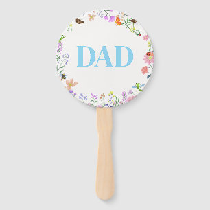 Personalized Little Love Bug Baby Shower Hand Fan