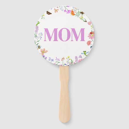 Personalized Little Love Bug Baby Shower Hand Fan