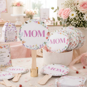 Personalized Little Love Bug Baby Shower Hand Fan 