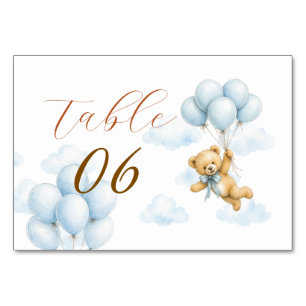 Personalized Little Love Bug Baby Shower Table Number