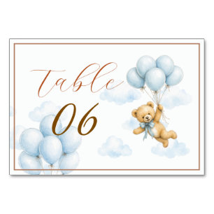 Personalized Little Love Bug Baby Shower Table Number