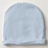 Personalized Little Man Mustache Cute Baby Boys Baby Beanie (Back)