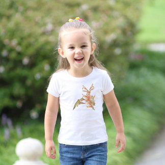 Personalized Little Pollinators Sweet Hummingbird Toddler T-shirt