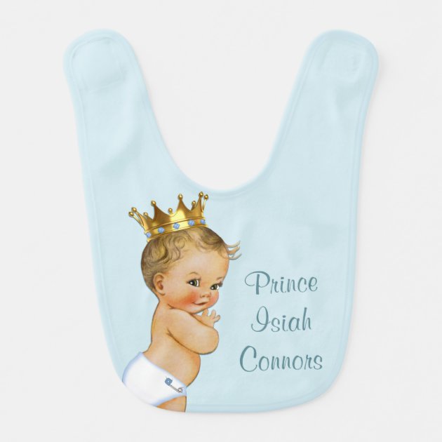 Great baby gift. Personalised Little Prince/ Little Princess Bib 