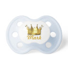 Personalized Little Prince Crown Pacifier